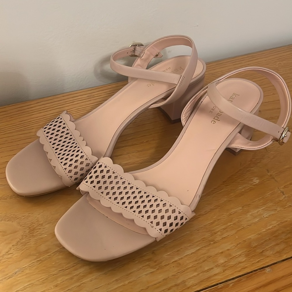 {Kate Spade} Carla Pump Sandals - Rose Smoke